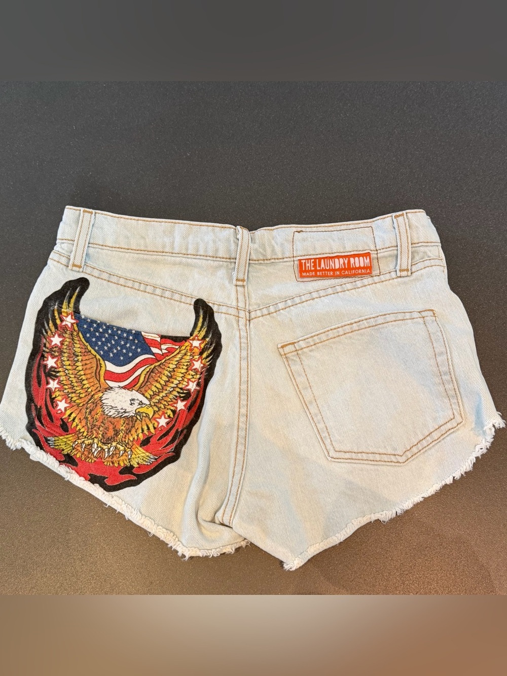 Light Wash Denim Shorts
